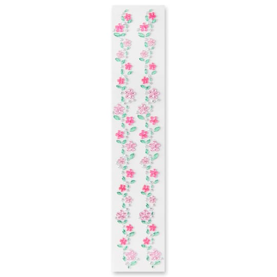 Flowers Strip Bling Stickers by Recollections™